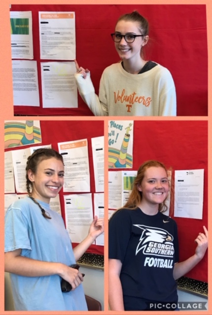 University of Tennessee, Indiana University, Georgia Southern